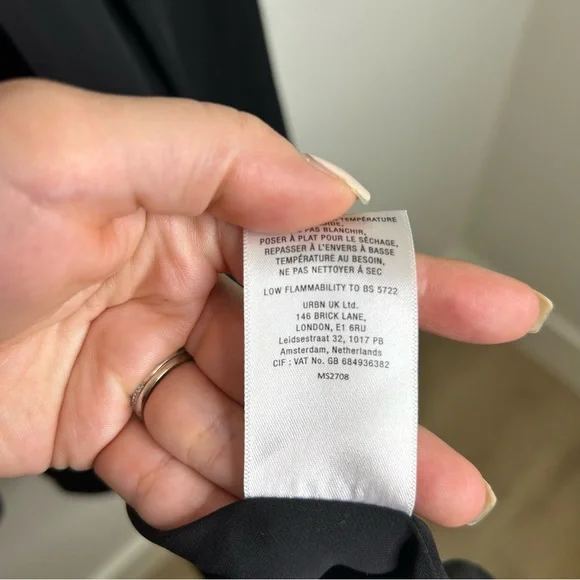 NWT Anthropologie Mare Mare Black Maxi Skirt Side Slit Hem XS - Picture 16 of 16